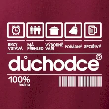 Čárový kód důchodce