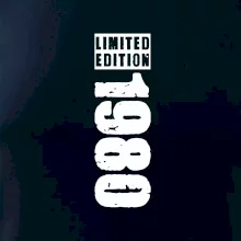 Limited edition 1980 pruh