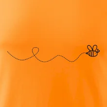 Dráha letu včely - vlnovka