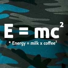 e = mc2 - coffee milk