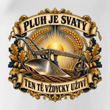 Posvátný pluh s pšeničnou svatozáří