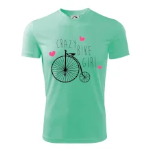 Crazy bike girl