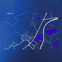 Chlumec 403 39 mapa s vodními toky