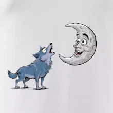 Parové triko - Vlk a měsíc