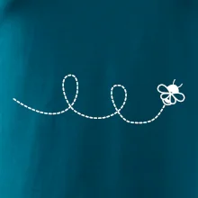 Dráha letu včely - smyčka