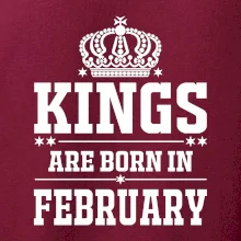 Kings are born in February