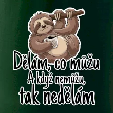 Dělám, co můžu. A když nemůžu, tak nedělám.