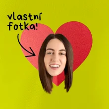 Vlastní fotka v srdci