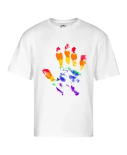 LGBT hand print