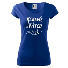 Karma's a Witch - nápis