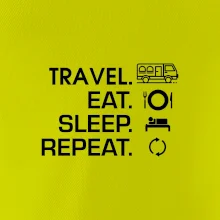 Eat sleep travel - Van