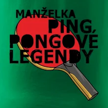Manželka ping pongové legendy