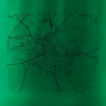 Mapy měst černobílé Klatovy