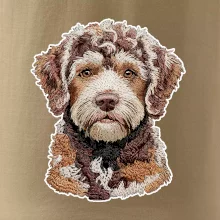 Lagotto romagnolo vyšívaná hlava