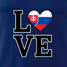 Love Slovenská vlajka
