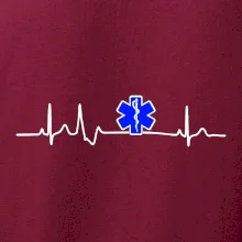 EKG rescue modrá hvězda