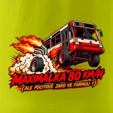 Maximálka 80 km h jako ve formuli 1