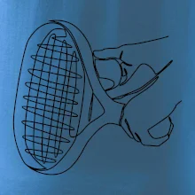 Tenisová raketa jednim tahem