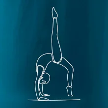 Gymnastika na rukou jedním tahem