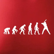 Evoluce baseball pálkař nápřah