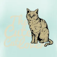 The cute cat lover