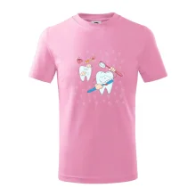 Zubařské tričko - kartáček a jídlo