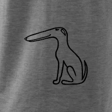 Barzoj obrys černý  (Moňas)