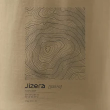 Jizera - vrstevnice v obdélníku