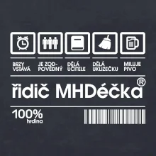 Čárový kód -  Řidič MHD