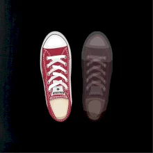 Párové boty - červené