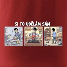 Si to udělám sám - muž s knírkem