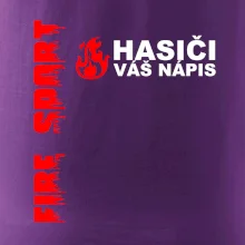 Hasiči (oheň,  Firesport, název sboru - vlastní nápis)