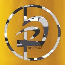 Krav maga  maskáčový nápis