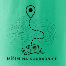 Mířím na souřadnice minimalistická trasa