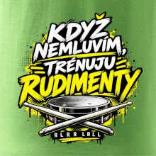 Když nemluvím trénuju rudimenty - bubenické paličky
