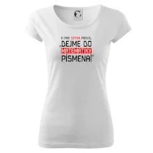 A pak satan pravil dejme do matematiky písmena