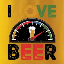I love beer - palivoměr