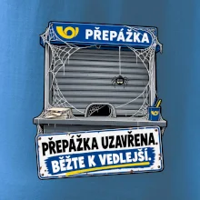 Přepážka uzavřena běžte k vedlejší