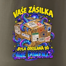 Vaše zásilka byla odeslána do jiné dimenze