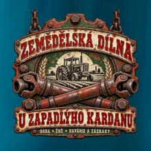 Zemědělská dílna u zapadlého kardanu