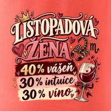 Listopadová žena čtyřicet procent vášeň třicet intuice