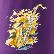 Saxofon malovaný