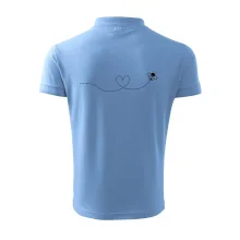 Dráha letu včely - srdce