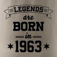 Legends are born in 1963