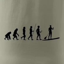 Evoluce paddleboard muž