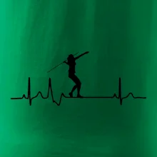 EKG hod oštěpem žena