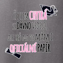 Že jsem chytrá se dávno vědělo