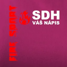 SDH nápis (oheň, firesport, název sboru - vlastní nápis)