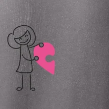 Párová trička puzzle postavička