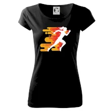 Běhání - oranžová žena